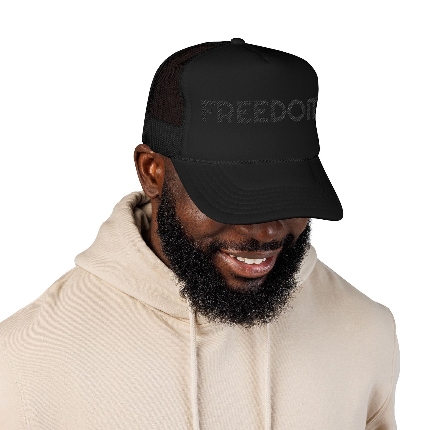 Freedom Embroidered Foam Trucker Hat