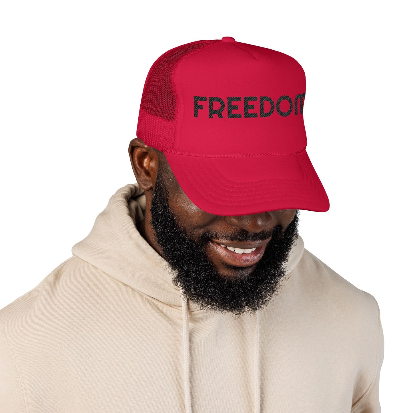 Freedom Embroidered Foam Trucker Hat