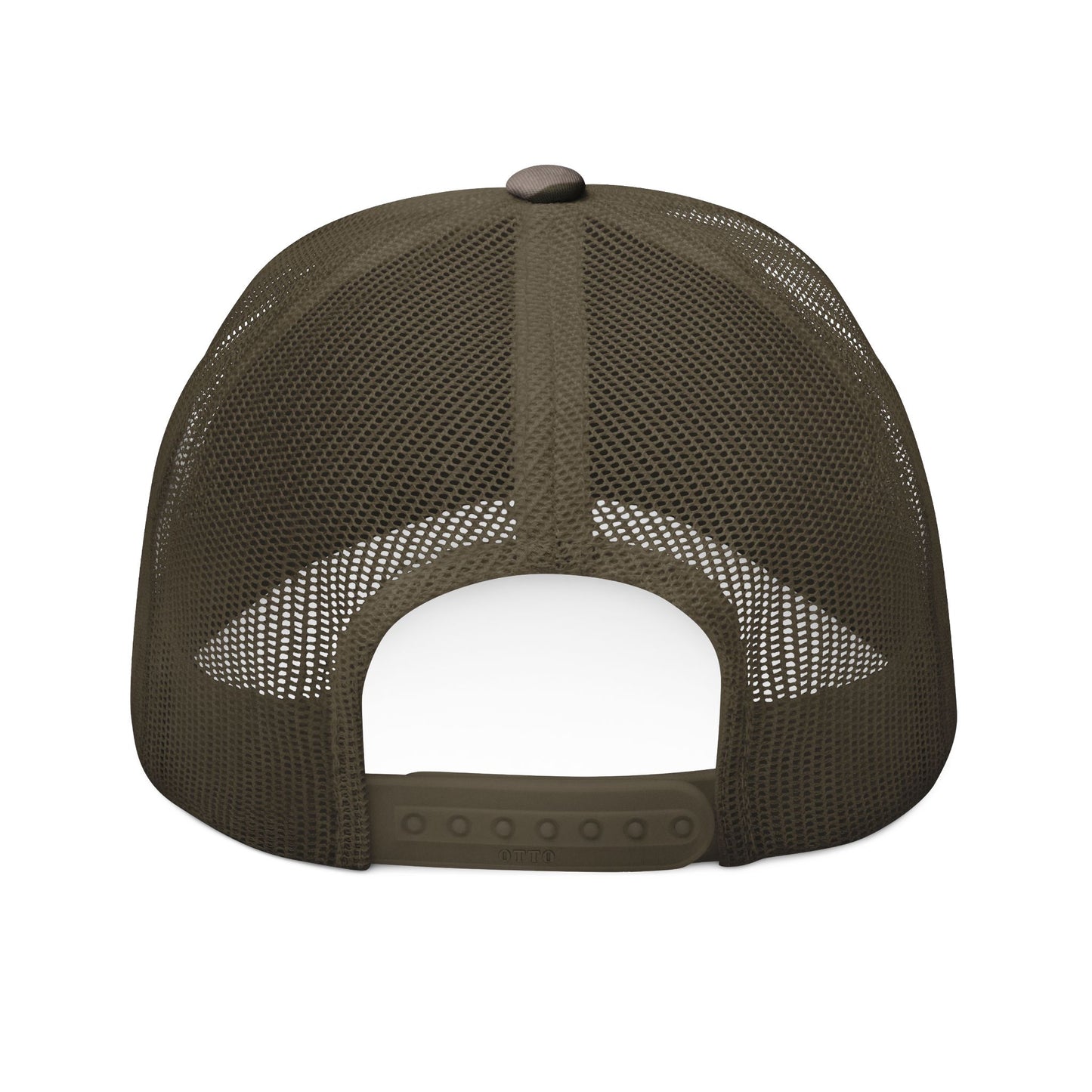 Embroidered Camo Trucker Hat — "Make America Godly Again"