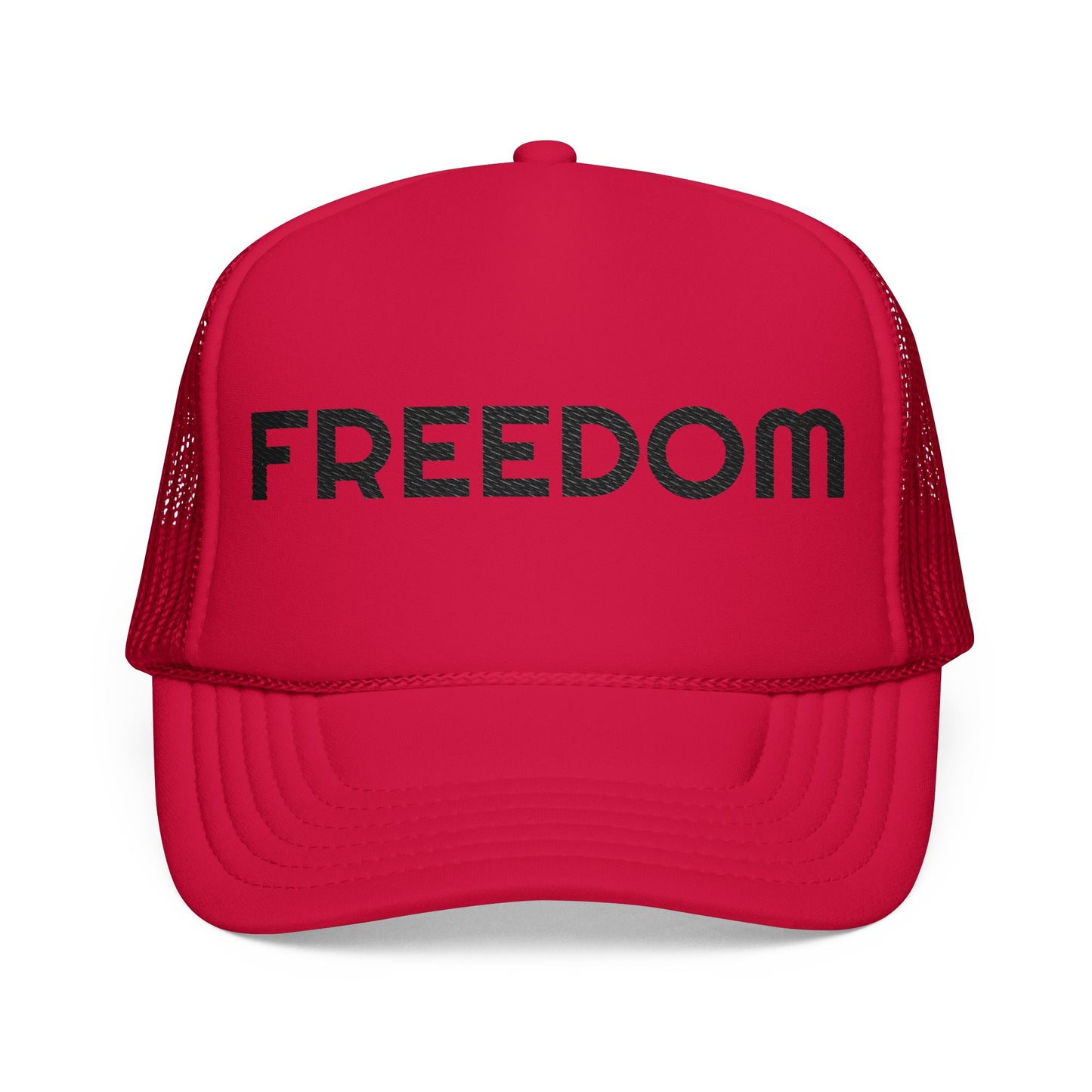 Freedom Embroidered Foam Trucker Hat